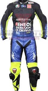 Traje de Cuero Premium Vale Rossi para Moto Racing