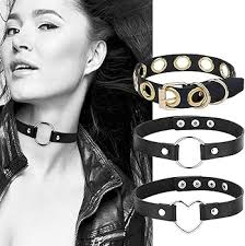 Choker de Cuero NOCHME para Mujeres y Niñas