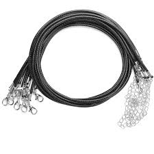 Cadena de Cuero TIESOME de 45 cm - 10 Cordones