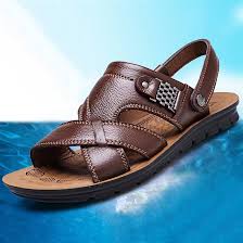 Sandalias de Cuero Comodidad y Estilo para Hombre