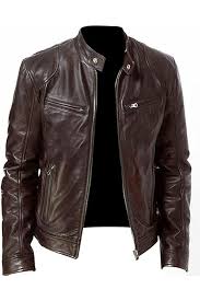 Chaqueta de Cuero Real para Hombre - Bestzo