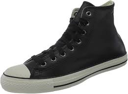 Converse All Star Hi Piel Negra - Talla 39.5 EU