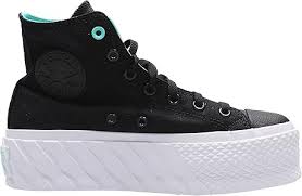 Converse CTAS Lift 2X HI - Zapatillas Deportivas Mujer Negras