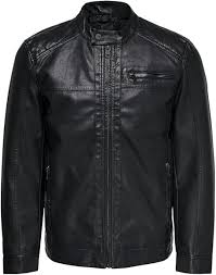 Chaqueta de Cuero Sintético Negra Only & Sons - Talla XS