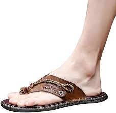 Chanclas de Cuero para Hombre - Verano y Confort