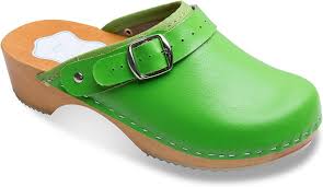 Zuecos de Cuero Futuro Fashion® - Verde Unisex