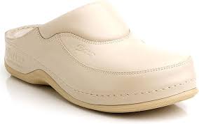 Zuecos de Cuero Beige para Mujer Batz FC04 - EU 37