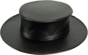 Sombrero Médico de Cuero Negro Things2Die4