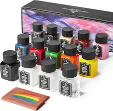 Kit de Pintura Acrílica para Cuero - 14 Colores Originales