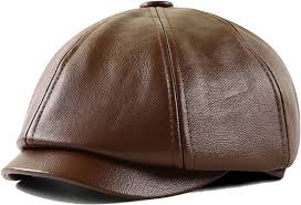 Sombreros de Cuero Newsboy Hechos a Mano para Hombres