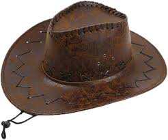 Sombrero Vaquero de Cuero Unisex - Ligero y Elegante