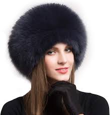 Sombrero de Piel de Mujer para Invierno