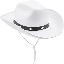 Sombrero Vaquero Unisex con Dobladillo Sólido