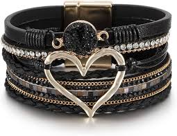 Pulseras Bohemias de Corazón para Mujer