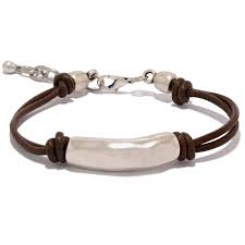 Pulsera de Cuero Marrón para Mujer - Intendencia Jewels