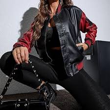 Chaqueta de Moto Mujer: Cazadora Bomber de Cuero