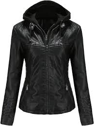 Chaqueta de Cuero Sintético para Mujer DISSA