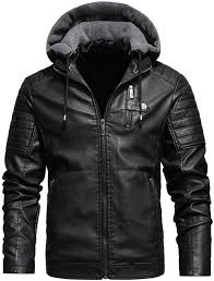 Chaquetas de Cuero PONERY para Hombres