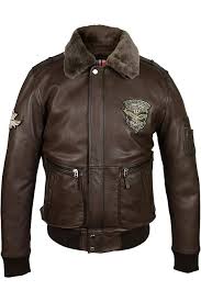 Chaqueta de Cuero A2 Pilot para Hombre Fashion_First