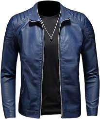 Chaqueta de Piel Sintética para Hombre - A2Z Mega Store