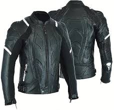 Chaqueta de Cuero Perforada JACKET4U para Motocicleta