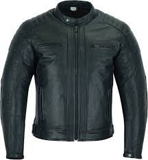 Chaqueta de Moto de Cuero Texpeed para Hombre