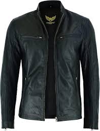 Chaqueta de Cuero para Motociclista Leatherick