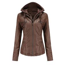 Chaqueta de Cuero TrusMe para Mujer