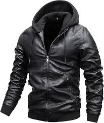 Chaqueta de Cuero SYT-MD para Hombre