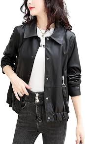 Chaqueta E-girl de Piel Sintética para Mujer