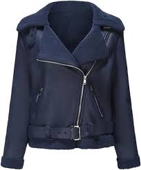 Chaquetas de Cuero Cálidas para Mujer