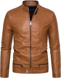 Chaqueta Militar Vintage para Hombre: Cuero Negro Impermeable