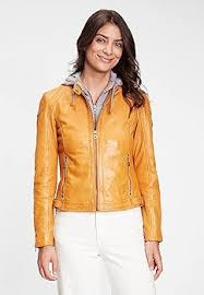 Chaqueta de Cuero Gipsy GWAmmy S22 para Mujer - Mango