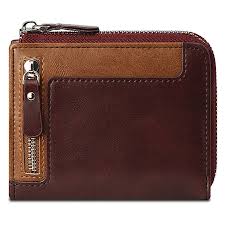 Cartera de Cuero para Hombre con RFID y 9 Compartimentos