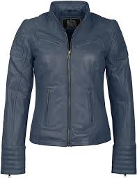 Chaqueta de Cuero Auténtica URBAN 5884 para Mujer